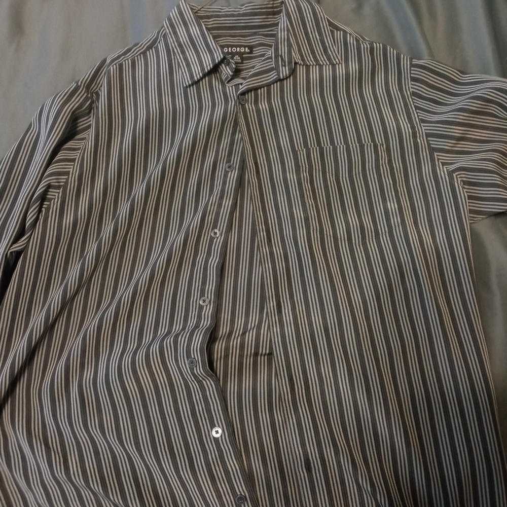 Mens Large George button up